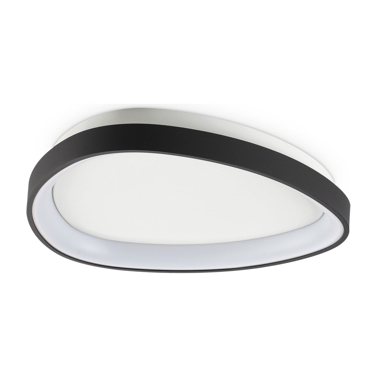 Gemini Flush Ceiling Light 425mm 4000K - Black