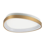 Gemini Flush Ceiling Light 425mm 4000K - Brushed Brass