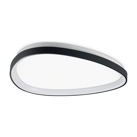 Gemini Flush Ceiling Light 610mm 4000K - Black