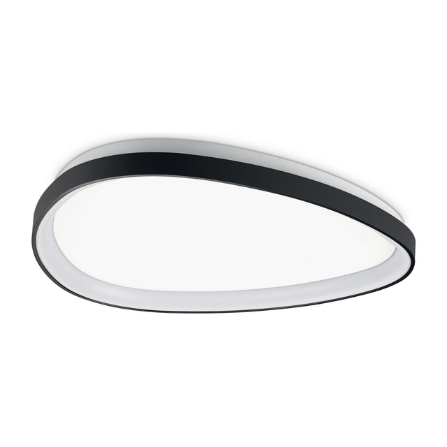 Gemini Flush Ceiling Light 610mm 4000K - Black