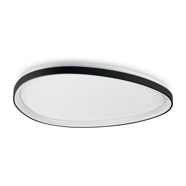 Gemini Flush Ceiling Light 810mm 4000K - Black