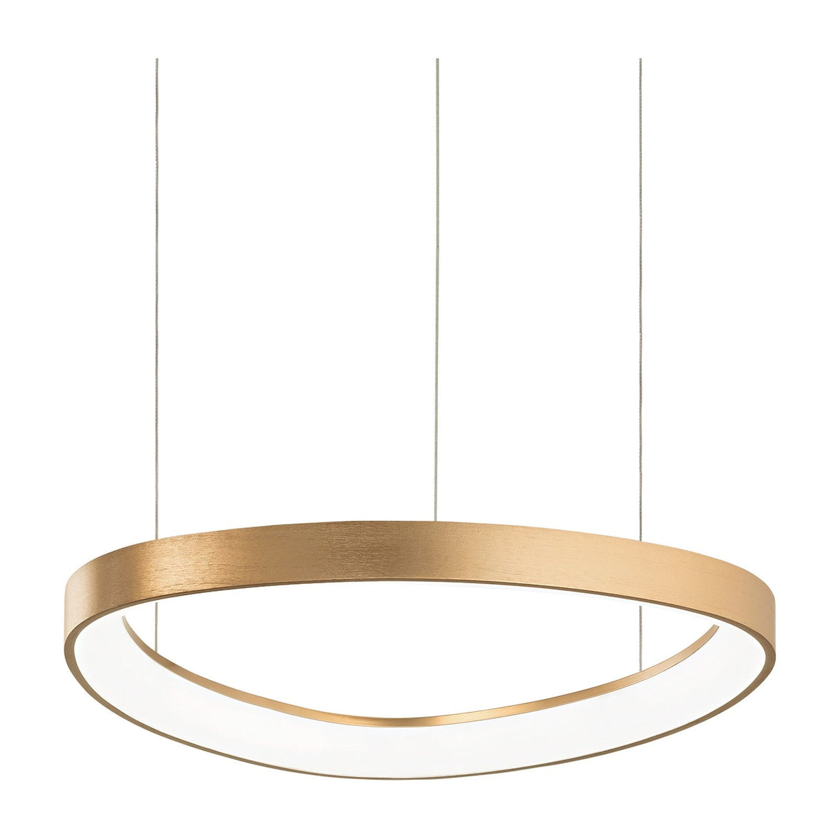 Gemini Pendant Light 425mm 4000K - Brass