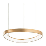 Gemini Pendant Light 425mm 4000K - Brass