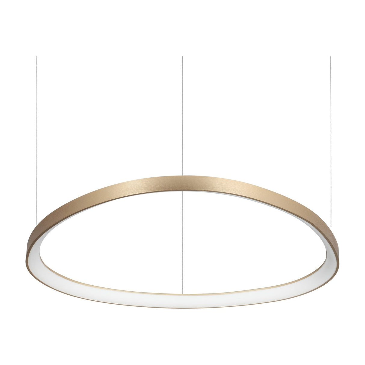 Gemini Pendant Light 810mm 4000K - Brushed Brass