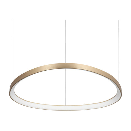 Gemini Pendant Light 810mm 4000K - Brushed Brass