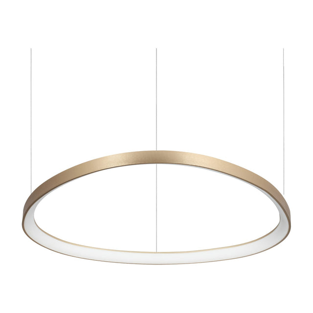 Gemini Pendant Light 810mm 4000K - Brushed Brass