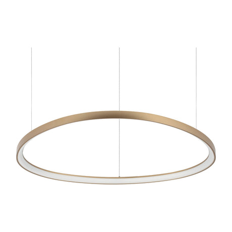 Gemini Pendant Light 1050mm 4000K - Brushed Brass