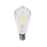 E27 GLS 7.8W Filament ST64 75W-eq LED Bulb 320° 1055lm - Cool White