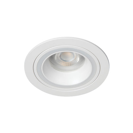 GU10 Recessed Downlight Round 77mm Cut-out IP20 10W Max - White