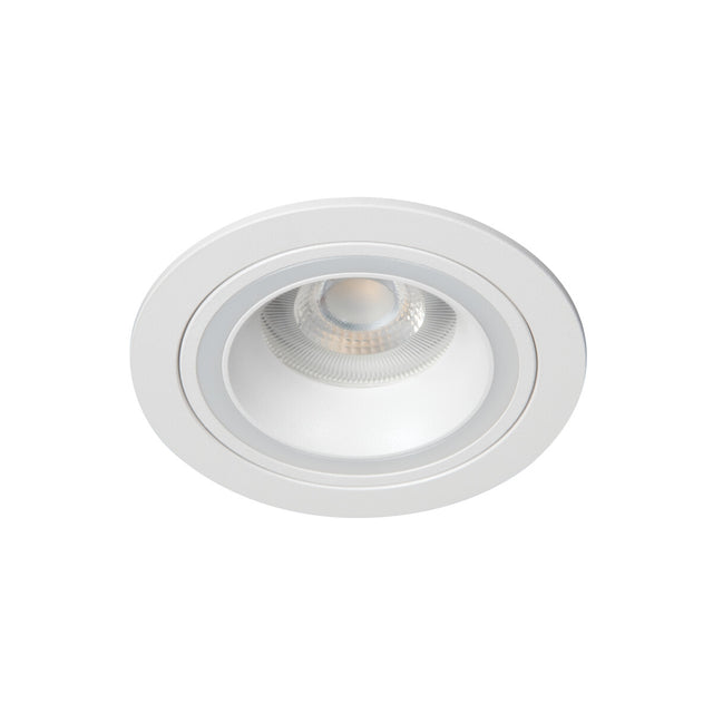 GU10 Recessed Downlight Round 77mm Cut-out IP20 10W Max - White