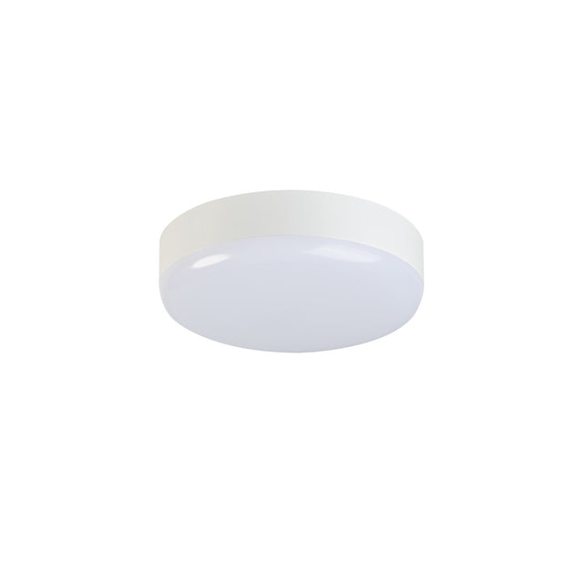 Iper 10W Ø200 Round LED Bulkhead PIR IP65 - White
