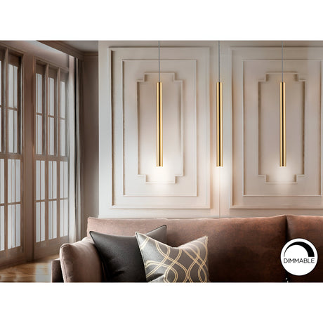 Varas Dimmable LED Pendant Light 5W 3000K - Gold