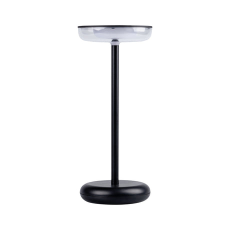 FLUXY LED Cordless Rechargeable Outdoor Table Lamp - Black