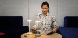 Fluxy LED Cordless Portable Outdoor Table Lamp - Green