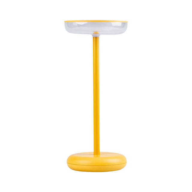 Fluxy LED Portable Rechargeable Outdoor Table Lamp - Yellow