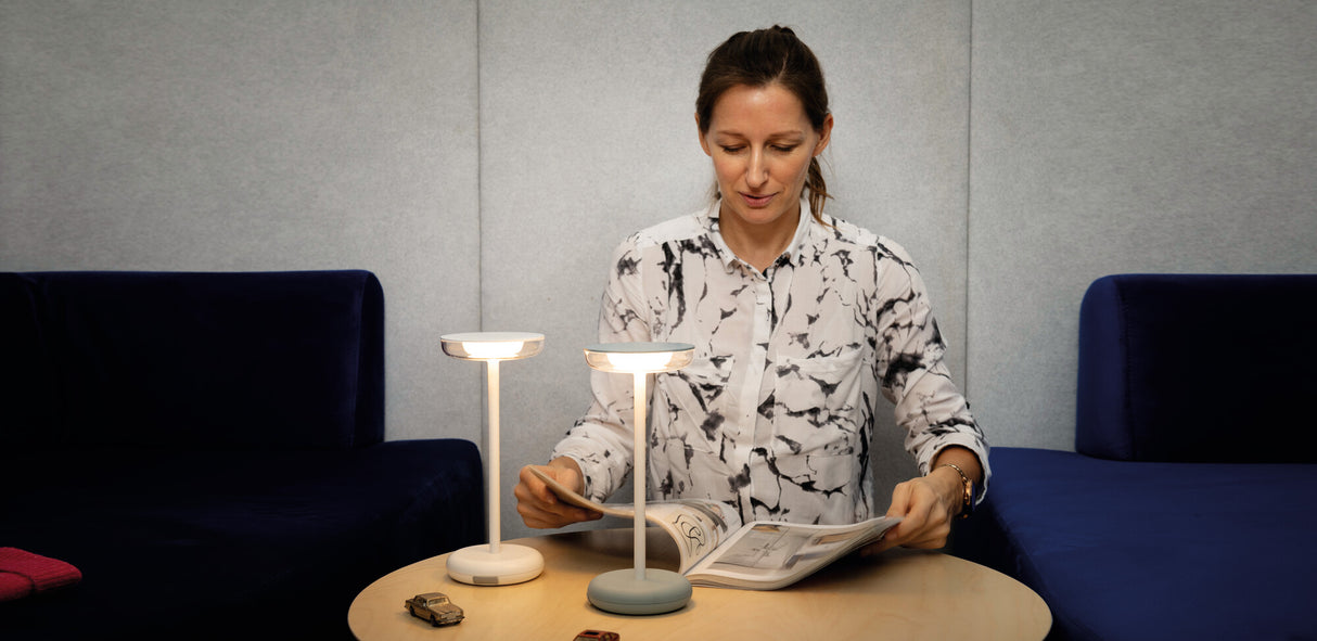 Fluxy LED Portable Rechargeable Outdoor Table Lamp - Yellow