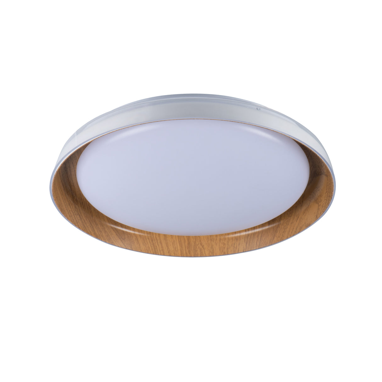 Nifu W/BR 17.8W Round LED Ceiling Light - White and Bronze