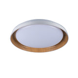 Nifu W/BR 17.8W Round LED Ceiling Light - White and Bronze