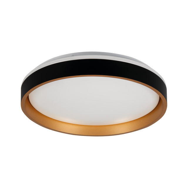 Soln LED Ø380 5W Round Ceiling Light Cool White - Black