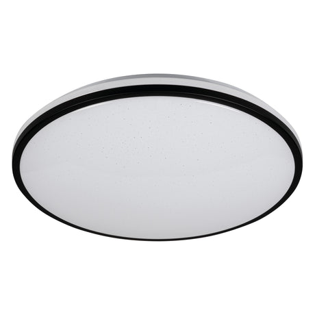 Arvos 37W Round LED Ceiling Light Colour Selectable - Black
