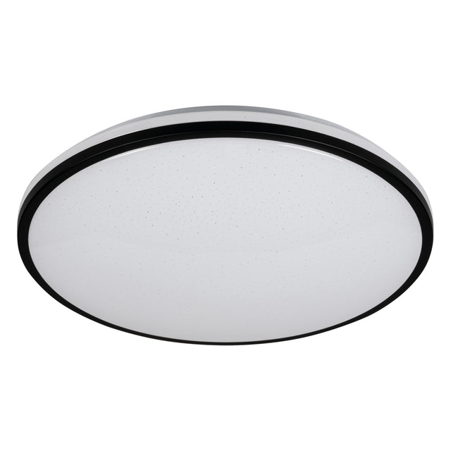 Arvos 37W Round LED Ceiling Light Colour Selectable - Black