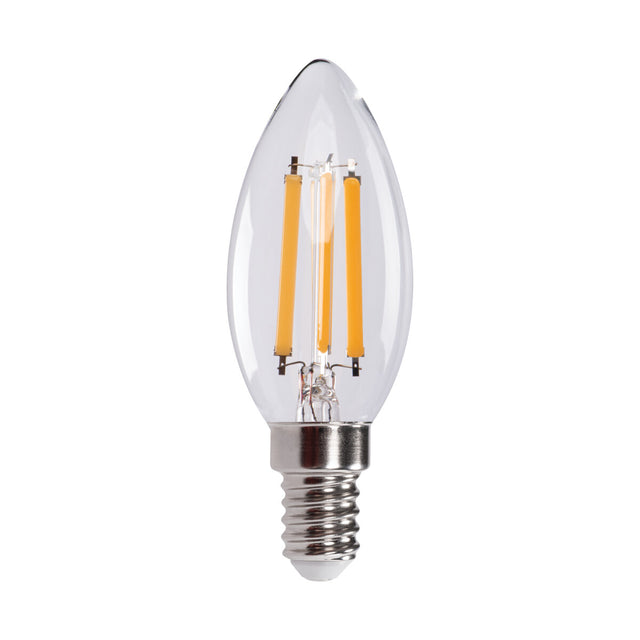 XLEDEX 3.8W Filament Candle LED Bulb E14 60W-eq 320° 806lm - Warm White