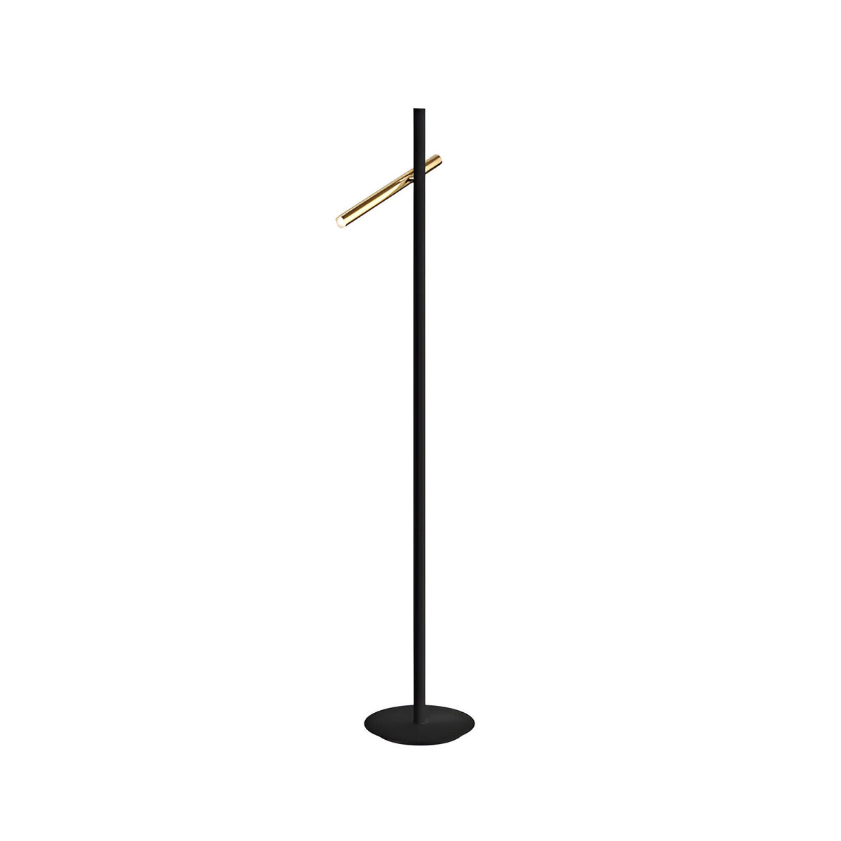 Varas LED Floor Lamp 10W 3000K - Black/Gold