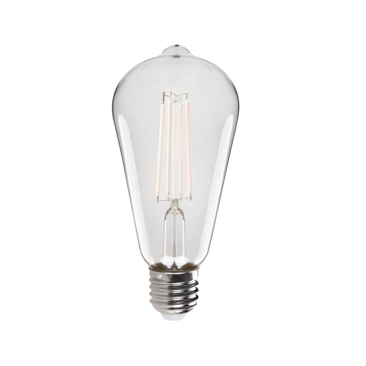 E27 7W Filament ST64 LED Bulb 60W-eq 320° 806lm - Warm White