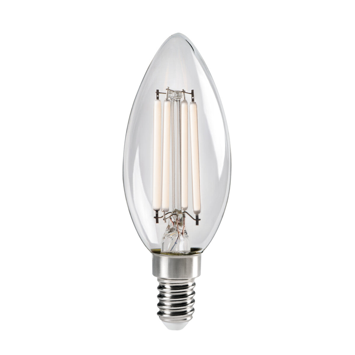 Kanlux XLED 4.5W E14 LED Candle Bulb Warm White, shown on a plain white background.