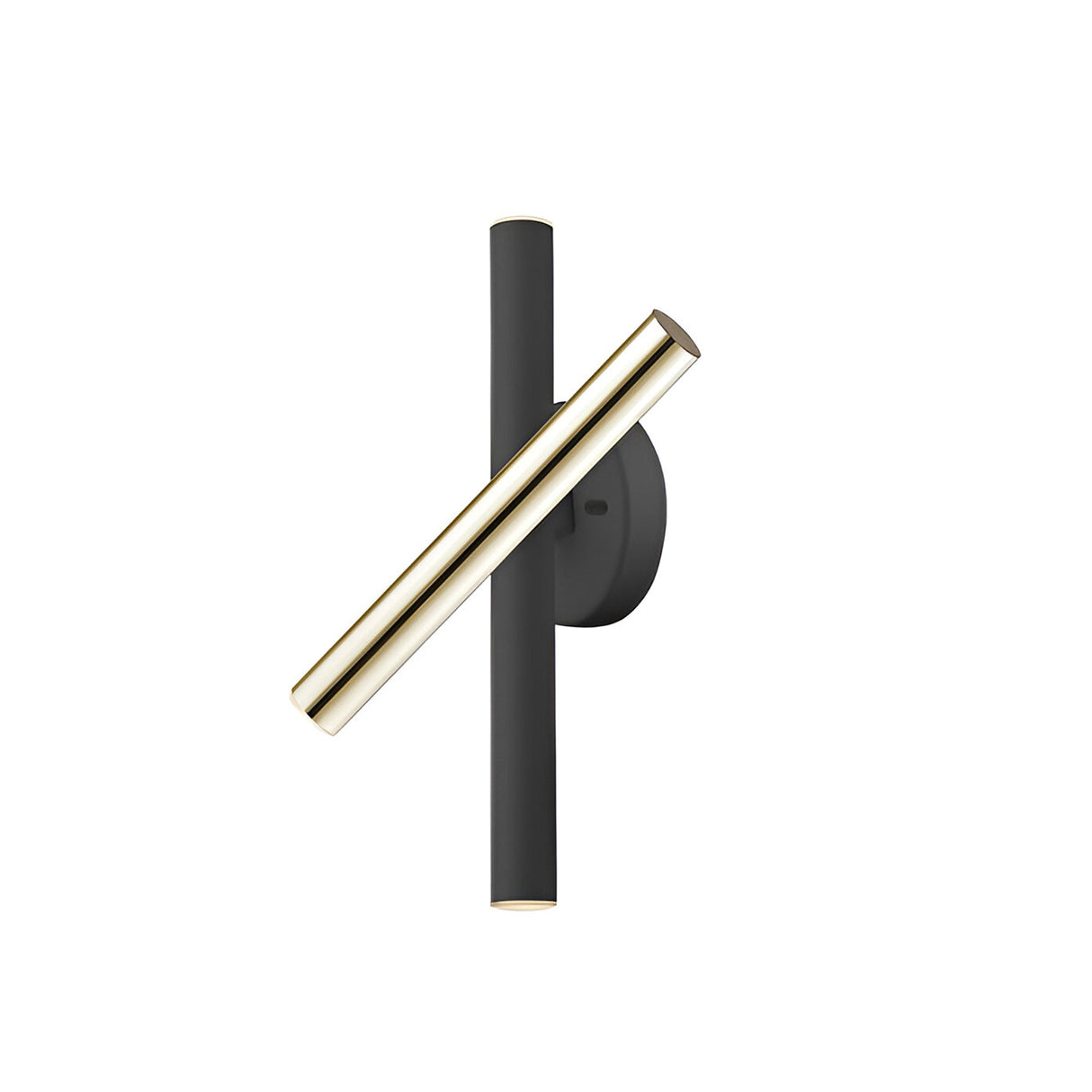 Varas Dimmable LED Rotating Arm Wall Light 15W 3000K - Black/Gold