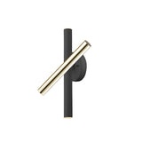 Varas Dimmable LED Rotating Arm Wall Light 15W 3000K - Black/Gold