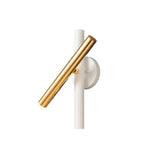 Varas Dimmable LED Rotating Arm Wall Light 15W 3000K - White/Gold