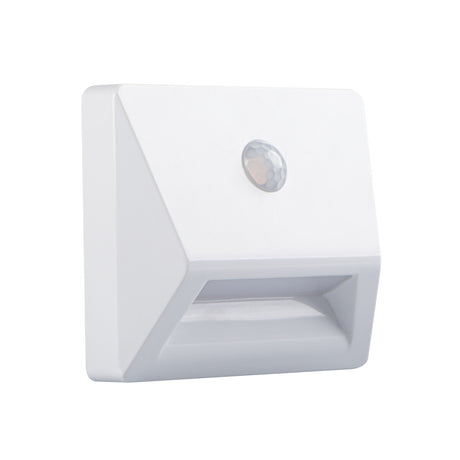 IRS3xAAA Battery LED Step Light with PIR Sensor - White