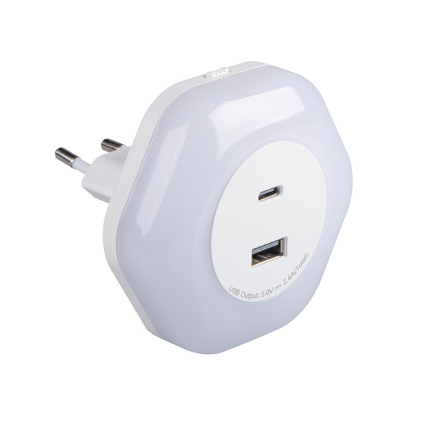 BOLA Plug In LED Night Light - White