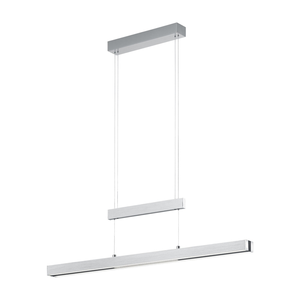 Trajan LED Up Down Linear Pendant – Brushed Aluminium