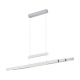 Trajan LED Up Down Linear Pendant – Satin Nickel