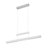 Trajan LED Up Down Linear Pendant – Satin Nickel