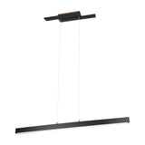 Belfast LED Up Down Linear Pendant – Matt Black