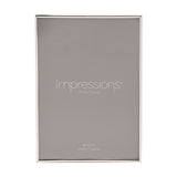 Slim Plain Oblong Silverplated Metal Photo Frame A4 - Silver