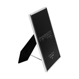 Slim Plain Oblong Silverplated Metal Photo Frame A4 - Silver