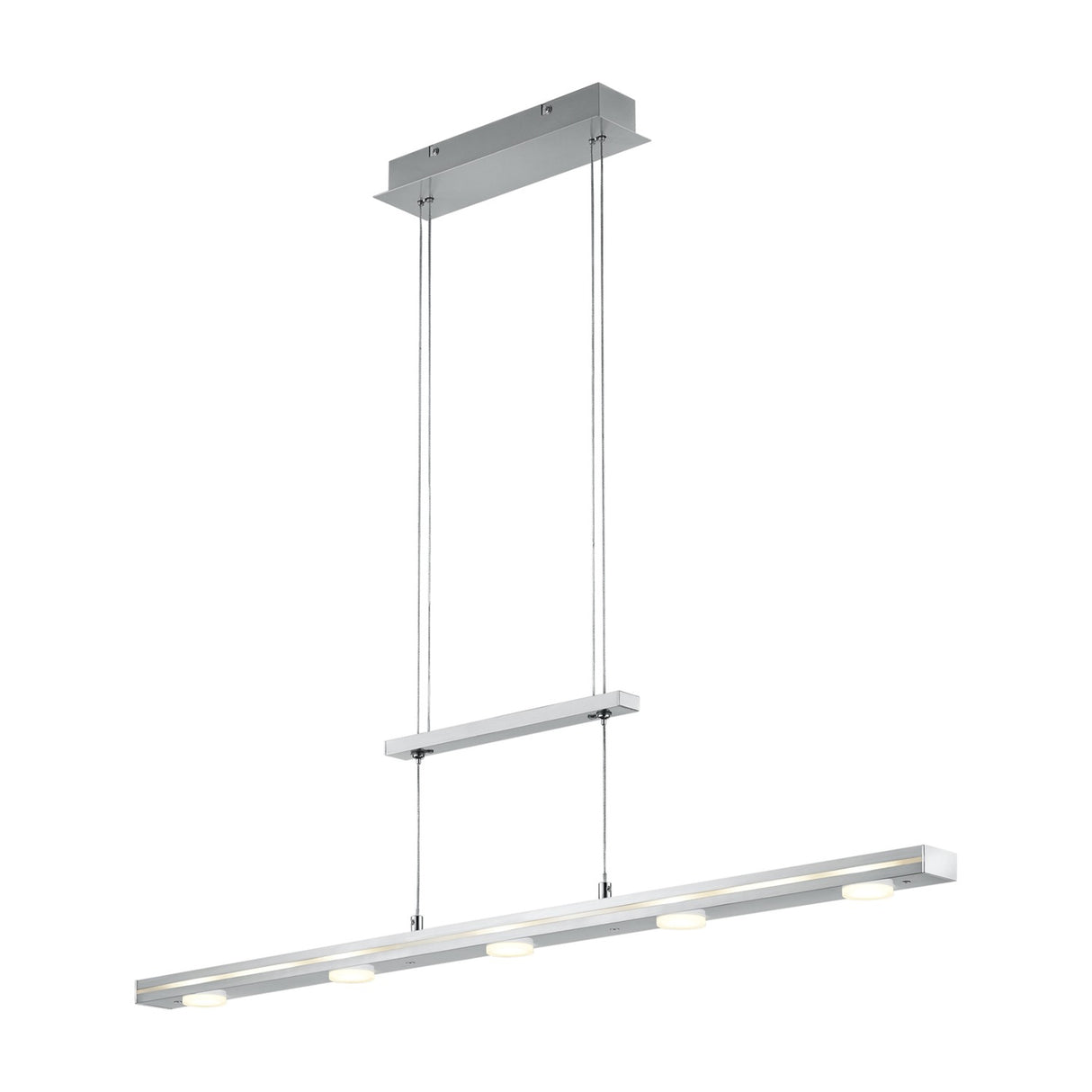 Lacal LED Up Down Linear Chandelier – Satin Nickel