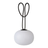 Stono Milk USB 1W Ø230 Rechargeable Garden Spike Light Warm White - White