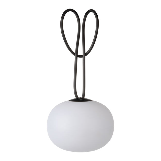 Stono Milk USB 1W Ø230 Rechargeable Garden Spike Light Warm White - White
