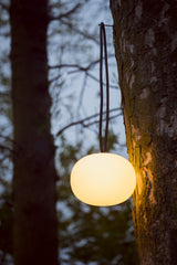 Stono Milk USB 1W Ø230 Rechargeable Garden Spike Light Warm White - White