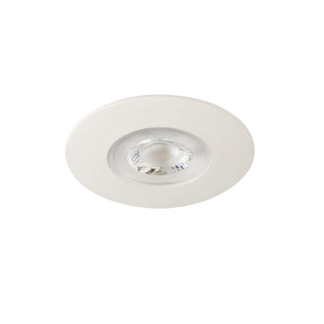 FIZU 8W Round LED Downlight IP44 Cool White - White