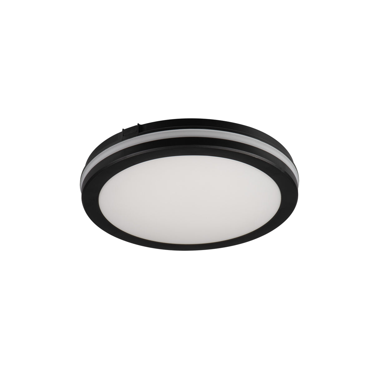 Beno Eco Ø200 12W Round LED Ceiling Light Colour Selectable IP65 - Black