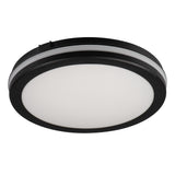 Beno Eco Eco Ø400 40W Round LED Ceiling Light Colour Selectable IP65 - Black