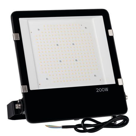 FL AGOR PRO 200W LED Floodlight 110 deg Cool White - Black