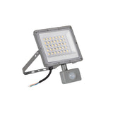 Acete 30W PIR LED Floodlight Colour Selectable IP44 - Grey