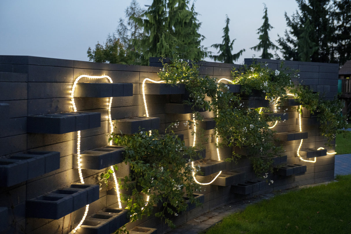 LED Rope Light 10m 20W Warm White Outdoor IP65